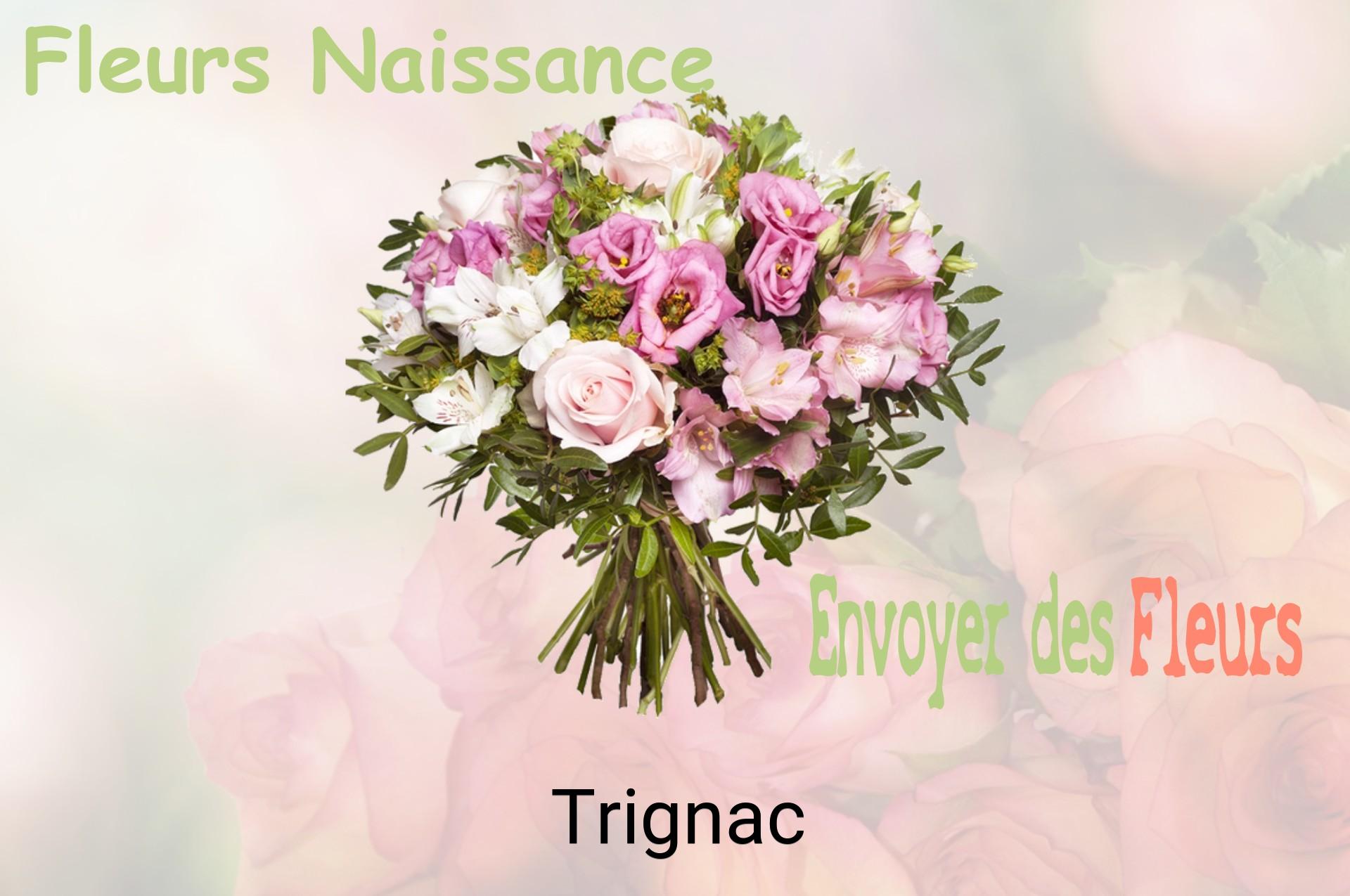 Bouquet de fleurs de naissance livré à Trignac